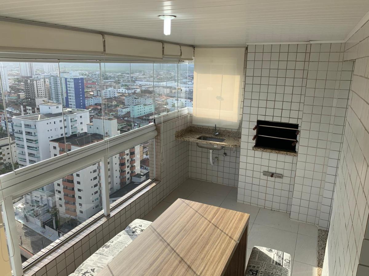 Ultimo Andar, Varanda Gourmet, Vista Da Praia Прая-Гранді Екстер'єр фото